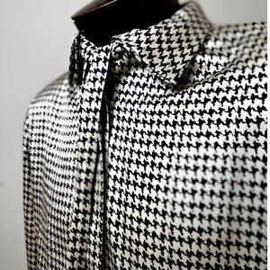 Mary Ann Restivo 100% Silk Size 12 Women's Collared w/Tie Long Sleeve Top Blouse